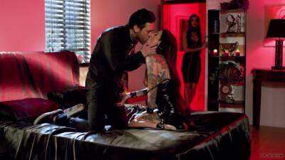Tattooed couple Joanna Angel and Small Hands love each other like there's no tomorrow on exgirlfriendmovies.com