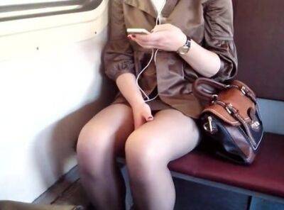 Amateur Girl in the train goes to the exams on exgirlfriendmovies.com