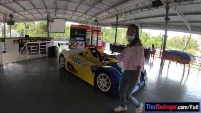 Cute Thai amateur teen girlfriend go karting and recorded on video after - Thailand on exgirlfriendmovies.com