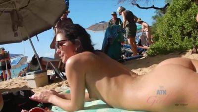 Zoe Bloom's Day Out at the Nude Beach - Amateur Pov on exgirlfriendmovies.com