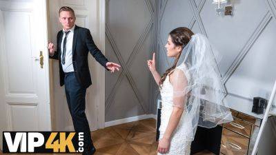 VIP4K. Couple decided to copulate in the bedroom before the ceremony - Czech Republic on exgirlfriendmovies.com